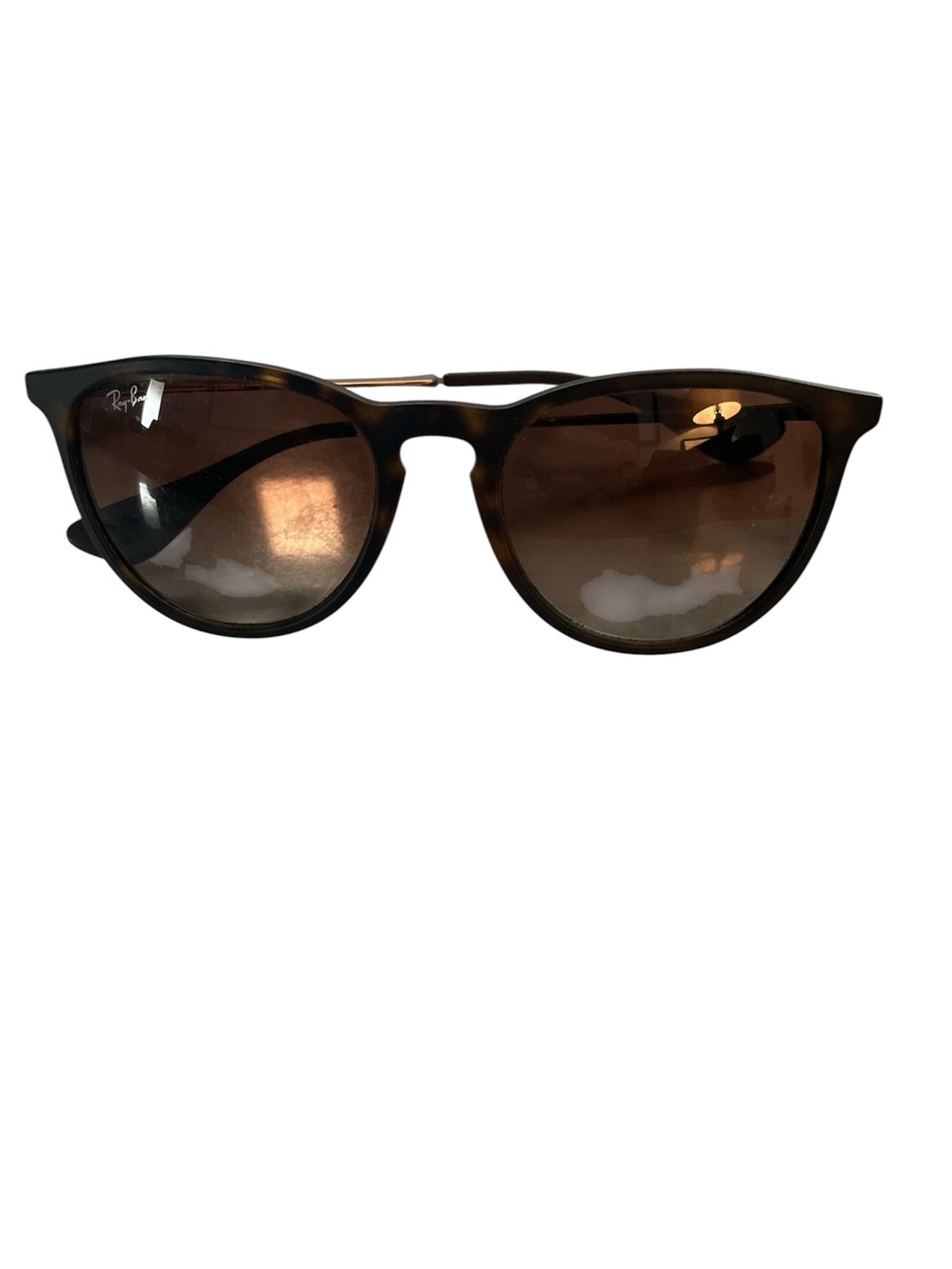 Ray-Ban Women's Erika RB4171 Classic Tortoiseshell Round Sunglasses